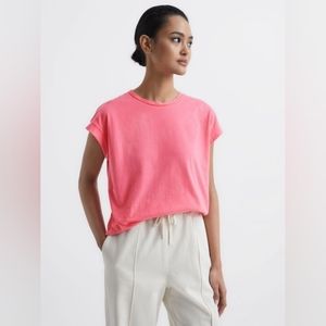 NWT Reiss Tereza cotton crew neck tee